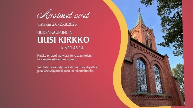Avoimet ovet tiistaina