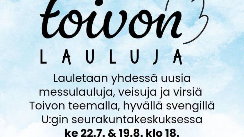 Toivon lauluja 19.8.