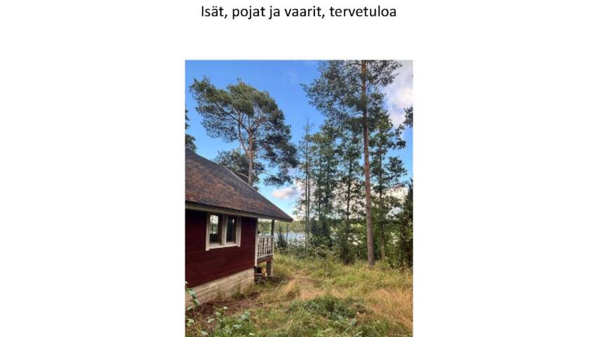 Miesten vapaailta Juntin mökillä