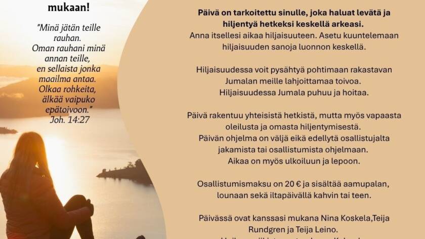 tilaisuuden mainos