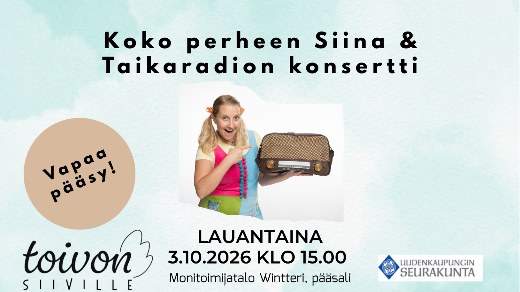 Siina&Taikaradion konsertti